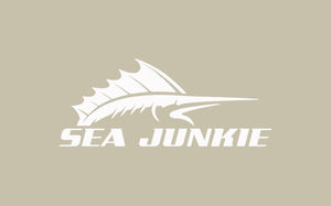 Sea Junkie Window Decal 8" wide